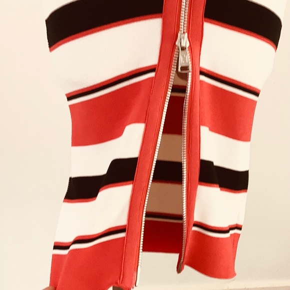 NWT Dutch label NIKKIE pencil dress with rear full length zipper SIZE 8-10 - Picture 6 of 10